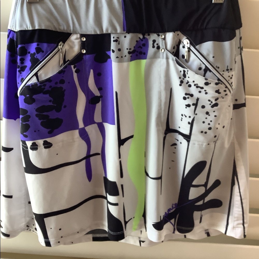 Jamie Sadock golf skirt. Multi colors. Size Medium